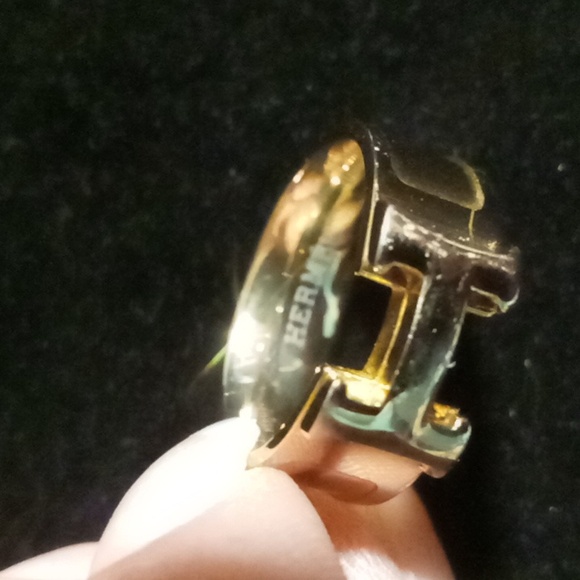 Hermès iconic logo H design Ring sz 6.5 - Picture 2 of 7